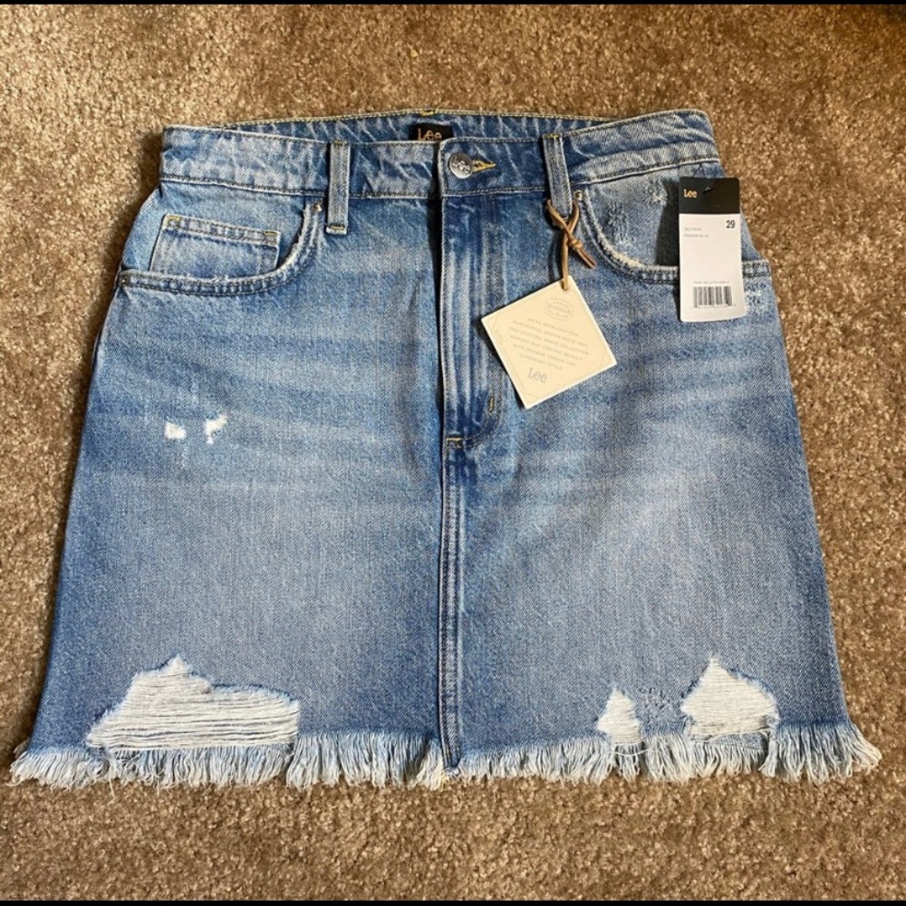 Denim skirt🌸